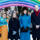 Da Hertugen og Hertuginnen av Cambridge var på offisielt besøk til Norge 1. og 2. februar 2018, besøkte de Skulpturparken - guidet av Dronning Sonja og Prinsesse Ingrid Alexandra. Foto: Gorm Kallestad / NTB scanpix